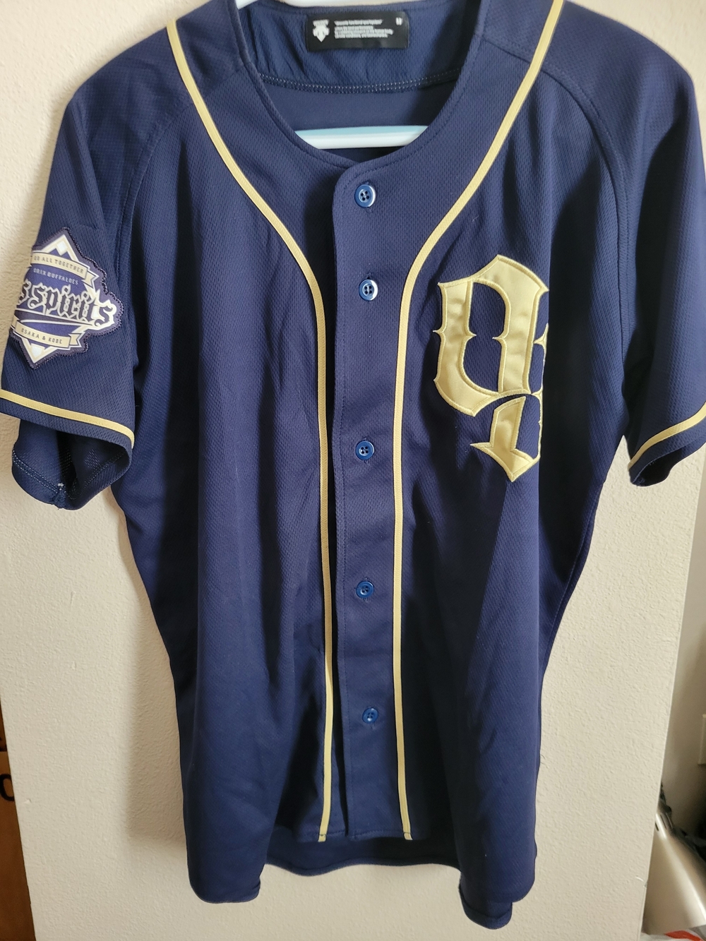 Orix Buffaloes Navy & Gold Baseball Jersey